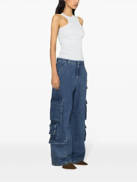 Axel Arigato Roam wide-leg cargo jeans - Blue