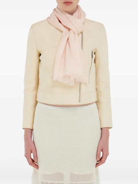 Ferragamo jacquard-logo gancini scarf - Neutrals