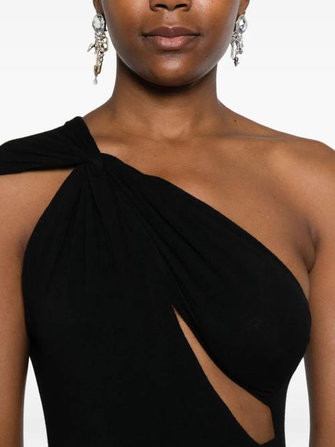 MANURÍ Iman cut-out details maxi dress - Black
