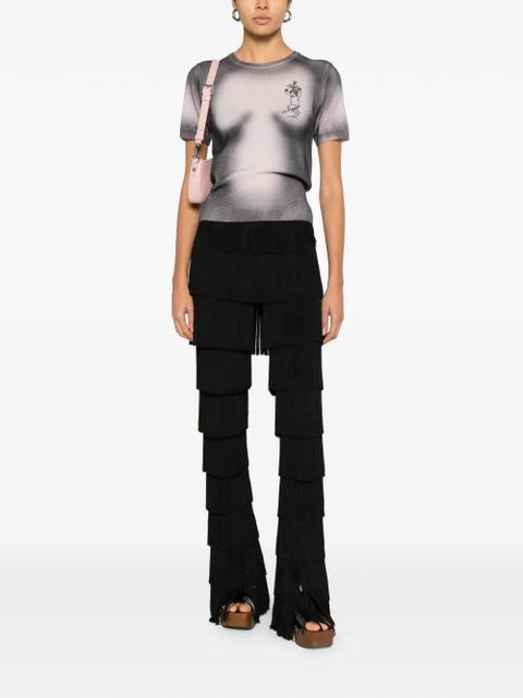 Vivienne Westwood Elle print fitted top - Black - zdjęcie produktu nr 2