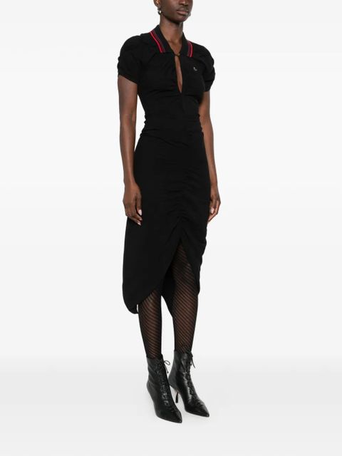 Vivienne Westwood Pulling ruffled midi dress - Black - zdjęcie produktu nr 2