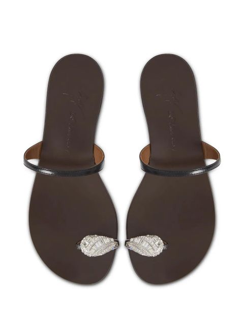 Giuseppe Zanotti Icon Ring sandals - Black