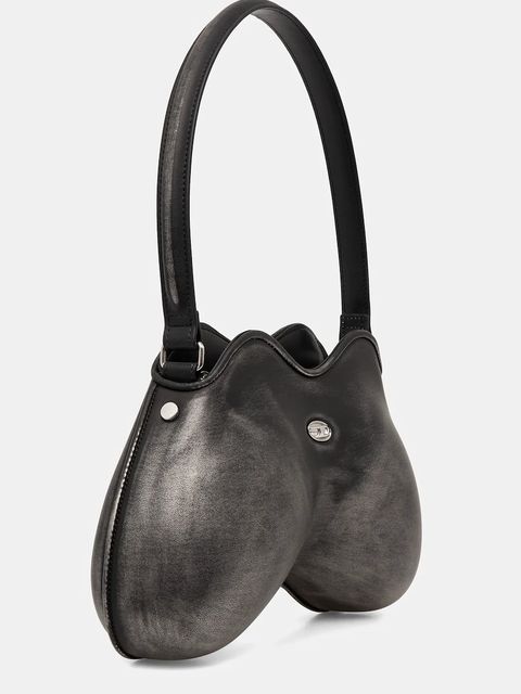 Diesel torebka PLAY DOUBLE-D kolor szary X10327.P8241 - zdjęcie produktu nr 2