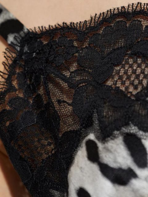 Dolce & Gabbana leopard-print camisole - Grey - zdjęcie produktu nr 2