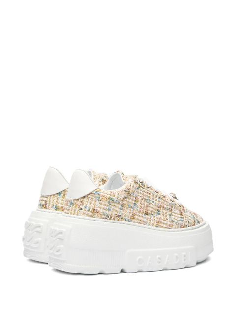 Casadei Nexus bouclé sneakers - White