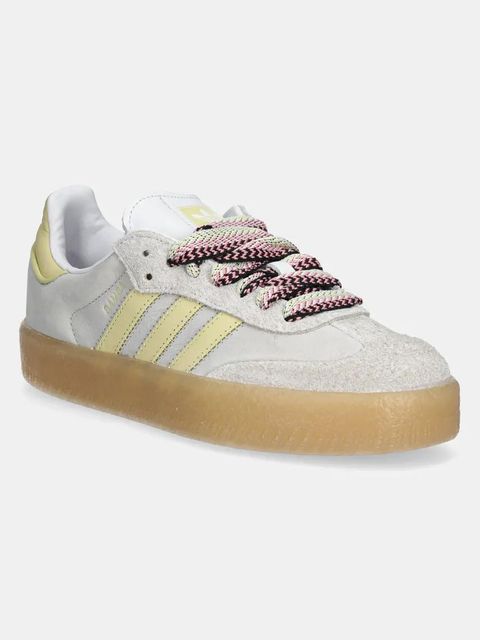 adidas Originals sneakersy skórzane Sambae W kolor szary JI2739 - zdjęcie produktu nr 1