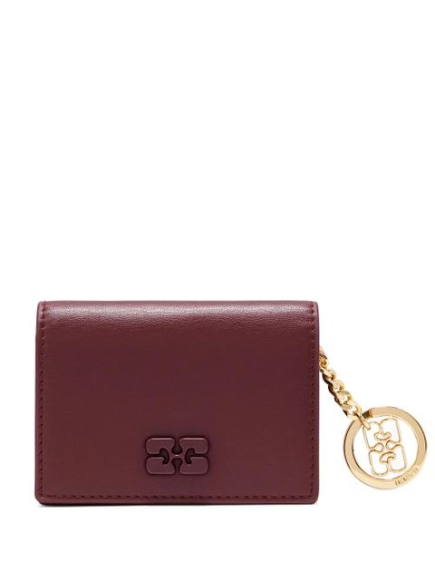 GANNI logo-charm wallet - Red - zdjęcie produktu nr 1