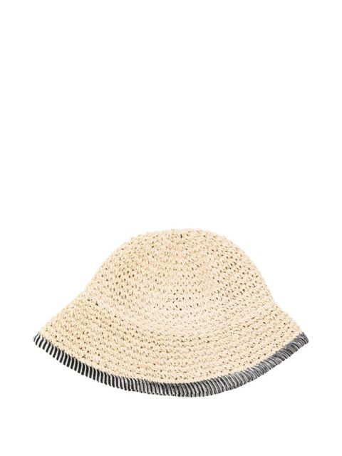 Missoni striped-trim bucket hat - Neutrals - zdjęcie produktu nr 2