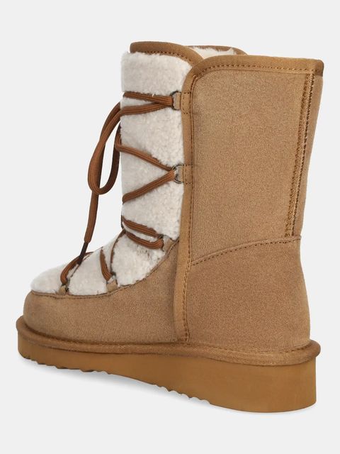 Answear.LAB śniegowce zamszowe kolor brązowy