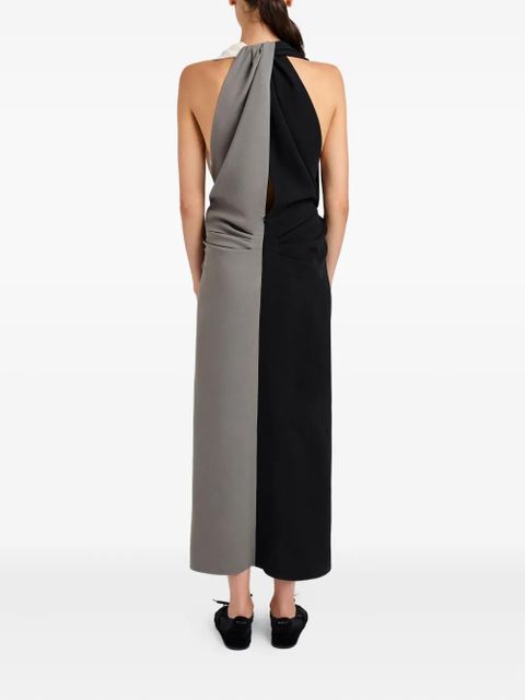 Proenza Schouler Elsa knotted midi dress - Black
