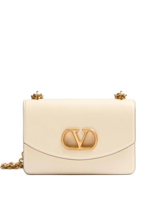 Valentino Garavani Vain leather shoulder bag - Neutrals