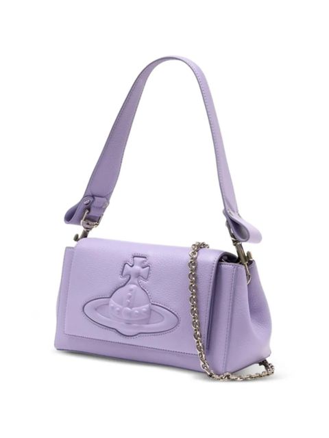 Vivienne Westwood medium Hazel orb-motif shoulder bag - Purple - zdjęcie produktu nr 2