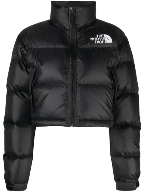 The North Face Nuptse padded cropped jacket - Black - zdjęcie produktu nr 1