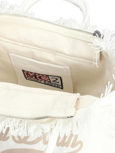 MC2 Saint Barth Colette logo-print tote bag - Neutrals