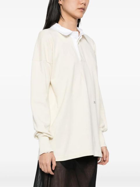 Maison Margiela cotton long-sleeves top - Neutrals