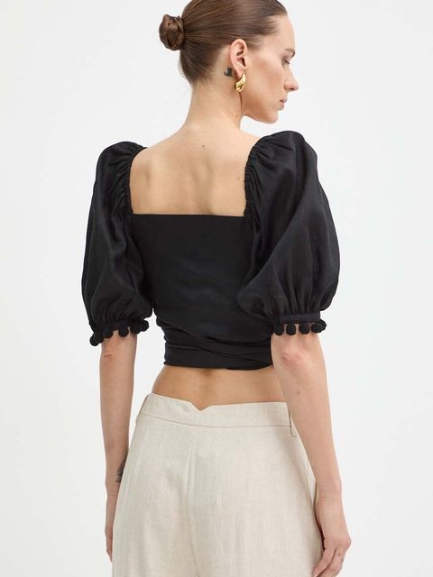 Luisa Spagnoli koszula lniana RUNWAY COLLECTION