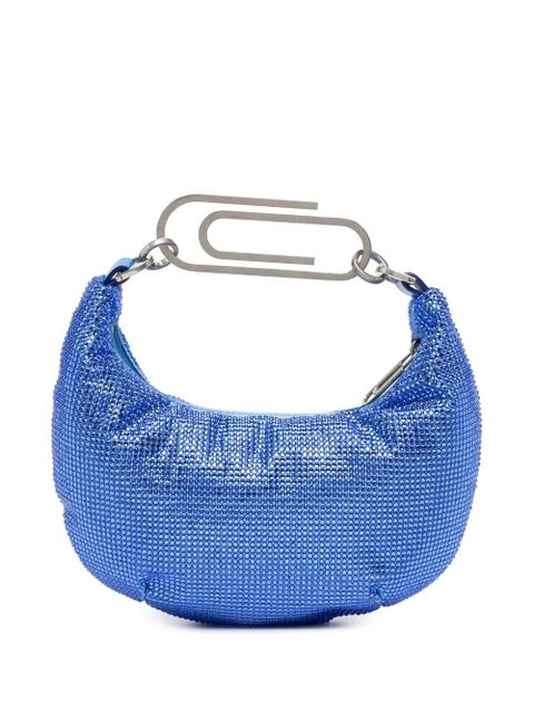 Off-White Paperclip studded shoulder bag - Blue - zdjęcie produktu nr 1