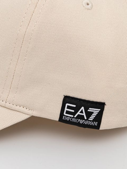 EA7 Emporio Armani czapka z daszkiem bawełniana