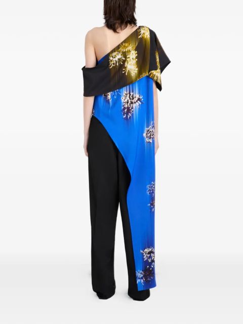 Proenza Schouler Haya printed top - Blue