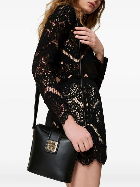 TWINSET flap-lock bucket bag - Black - zdjęcie produktu nr 2