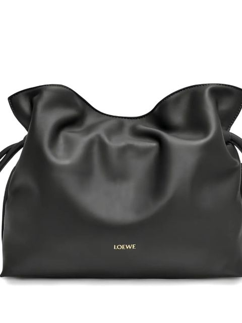 LOEWE medium Flamenco knotted clutch - Black - zdjęcie produktu nr 2