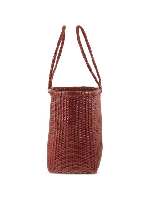 DRAGON DIFFUSION Weave woven-design shoulder bag - Red