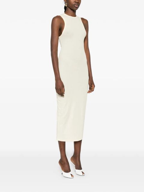 WARDROBE.NYC racer dress - Neutrals