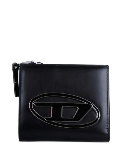 Diesel 1DR Bi Fold Zip L wallet - Black - zdjęcie produktu nr 1