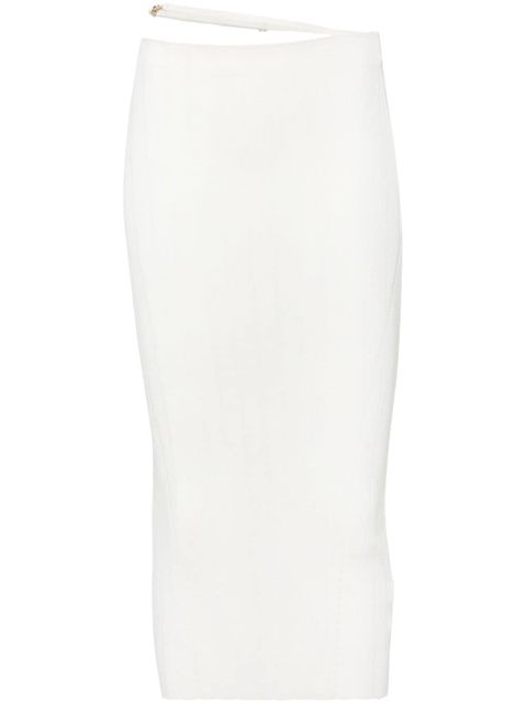 Jacquemus La Jupe Parlu knitted midi skirt - Neutrals