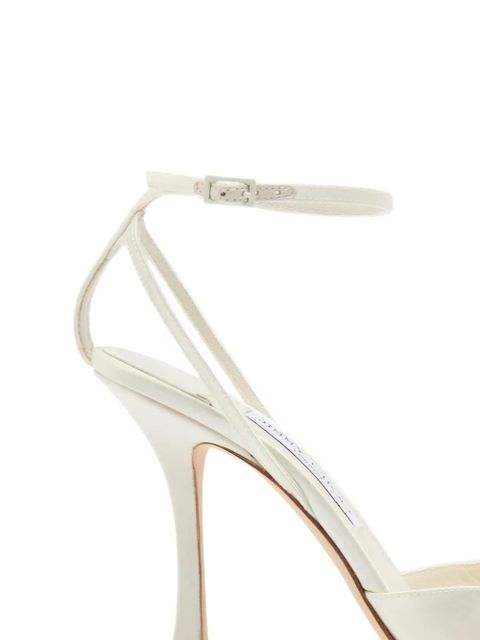 Jimmy Choo Mimmi flower-appliqué sandals - Neutrals - zdjęcie produktu nr 2