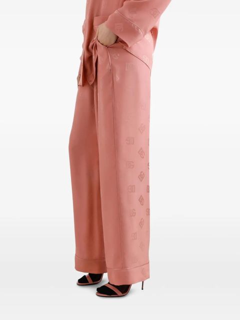 Dolce & Gabbana DNA logo-print trousers - Pink