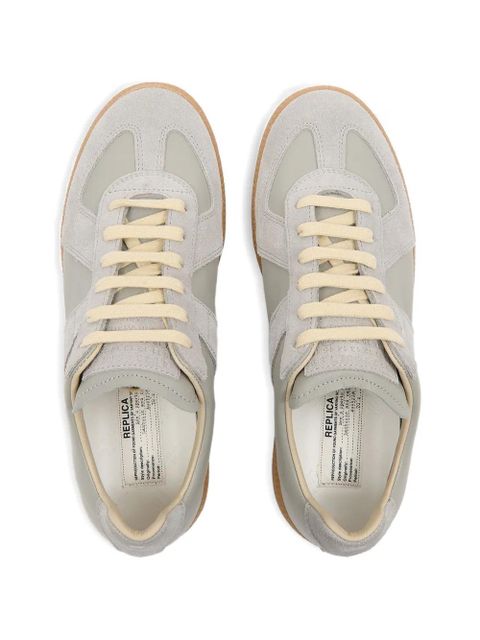 Maison Margiela Replica suede-panel sneakers - Grey