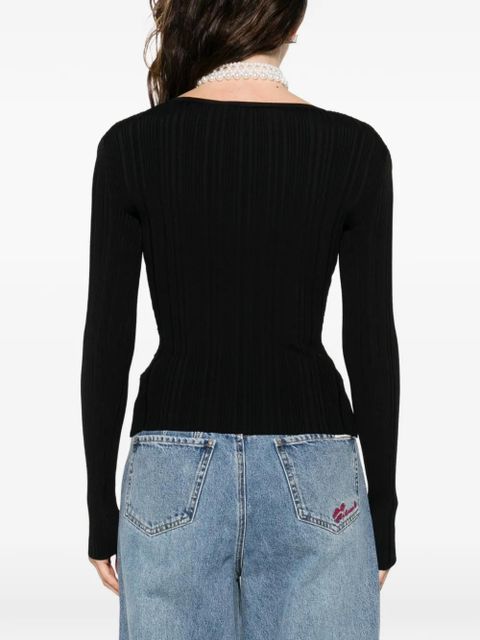 Self-Portrait lace knitwear - Black