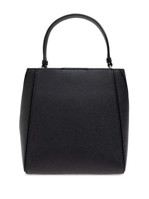 Tory Burch McGraw leather bucket bag - Black