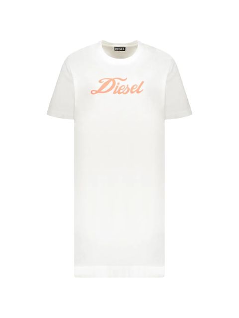 Diesel logo cotton dress - White - zdjęcie produktu nr 1