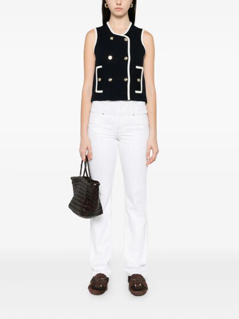 Maje button-fastening vest - Blue