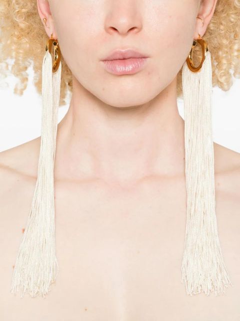 Jil Sander hoops fringe earrings - Gold - zdjęcie produktu nr 2