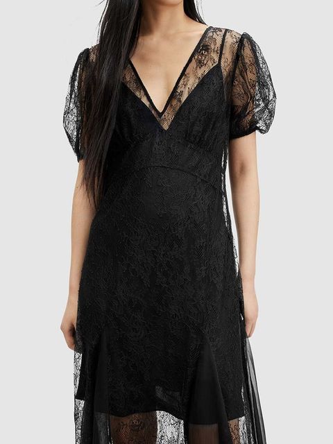 AllSaints sukienka RAYNA LACE DRESS