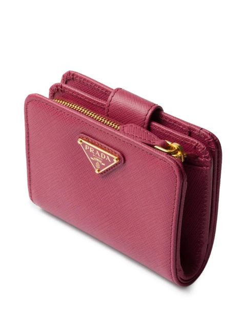 Prada small Saffiano wallet - Pink