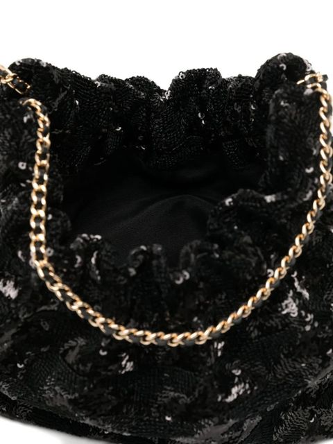 Tory Burch mini Fleming bucket bag - Black