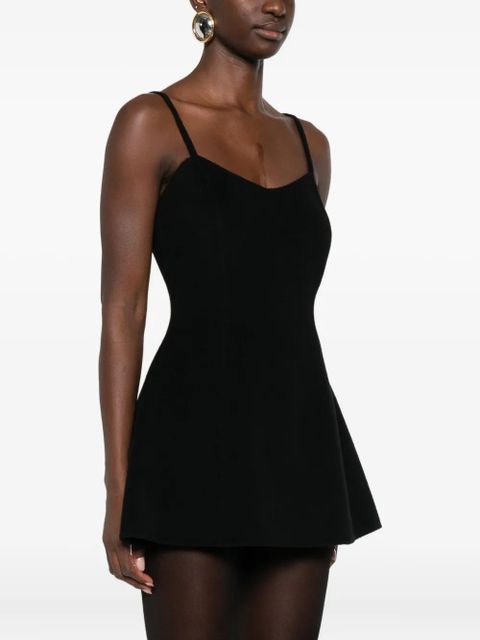 Róhe double-face bustier top - Black