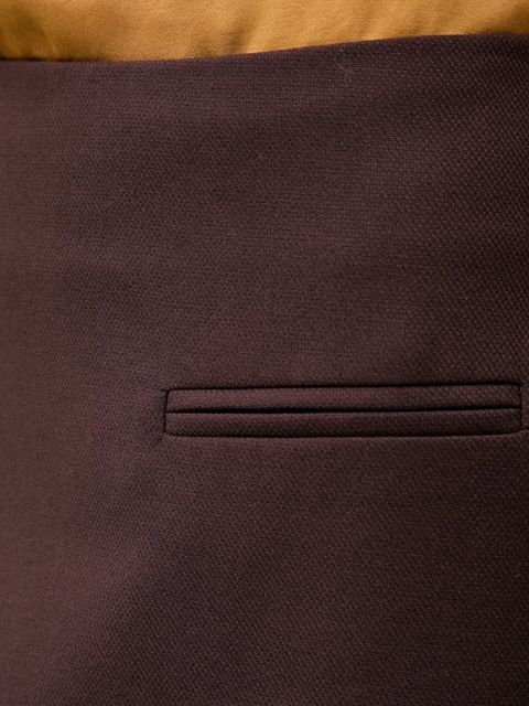 Answear.LAB spódnica kolor bordowy midi ołówkowa