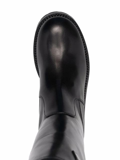 Versace Safety Pin mid-calf boots - Black