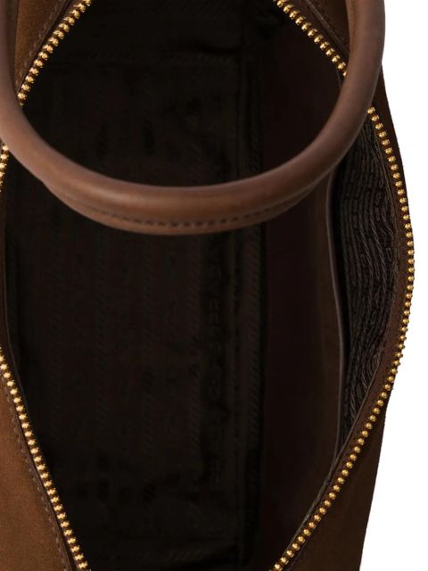 Prada Darling suede tote bag - Brown