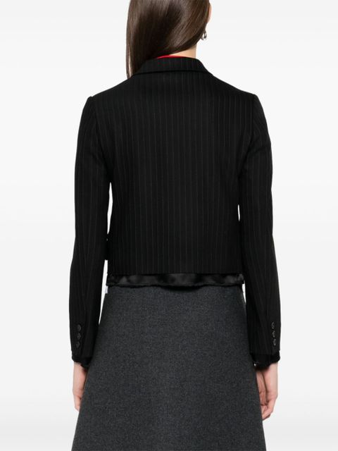 Miu Miu pinstriped jacket - Black