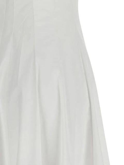 STAUD Wells corset panel dress - White