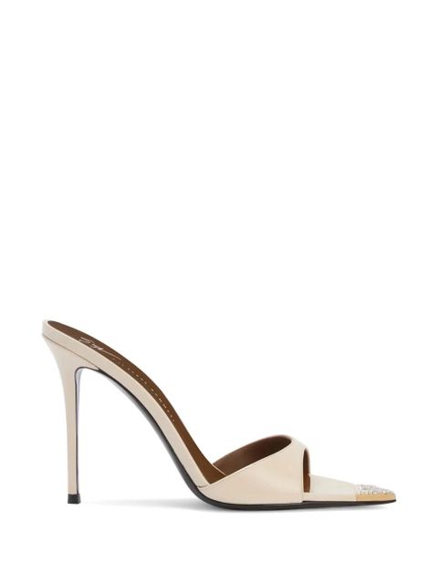 Giuseppe Zanotti Intriigo rhinestone sandals - Neutrals - zdjęcie produktu nr 1