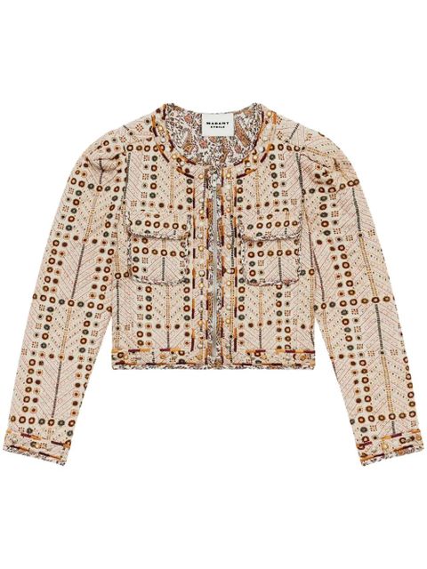 MARANT ÉTOILE Christy jacket - Neutrals - zdjęcie produktu nr 2