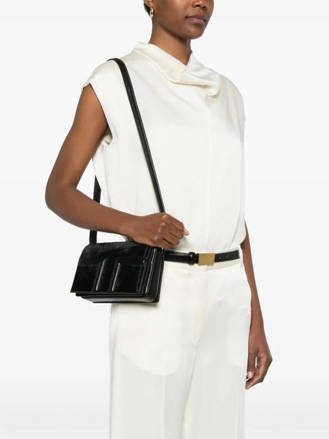 TOTEME mini T-Flap tote bag - Black - zdjęcie produktu nr 2