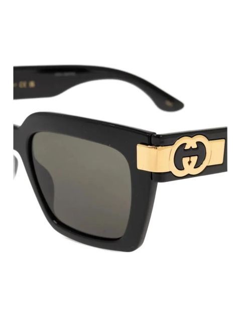 Gucci Eyewear GG-detail square sunglasses - Black - zdjęcie produktu nr 2
